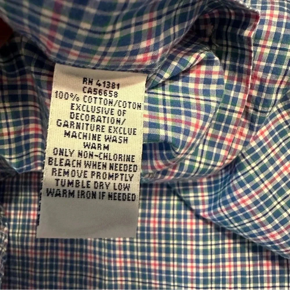 Polo Ralph Lauren Multi-Color Checkered Button Up Shirt - Men's size L(g)
